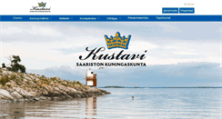 Desktop Screenshot of kustavi.fi