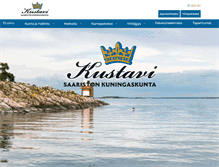 Tablet Screenshot of kustavi.fi